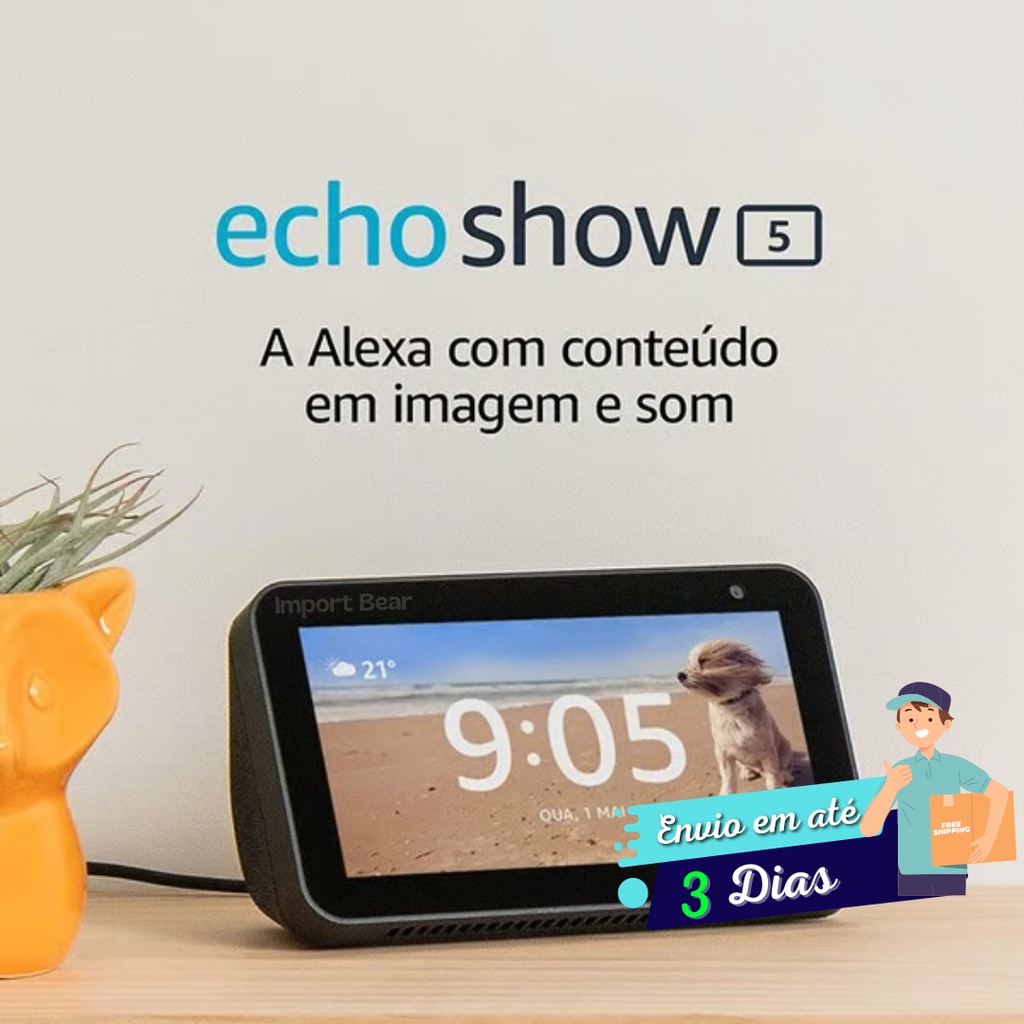 Amazon Echo Show 5 com Alexa 3ª Gen