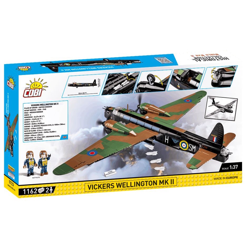 Avião Bombardeiro Britânico Vickers Wellington Mk.II