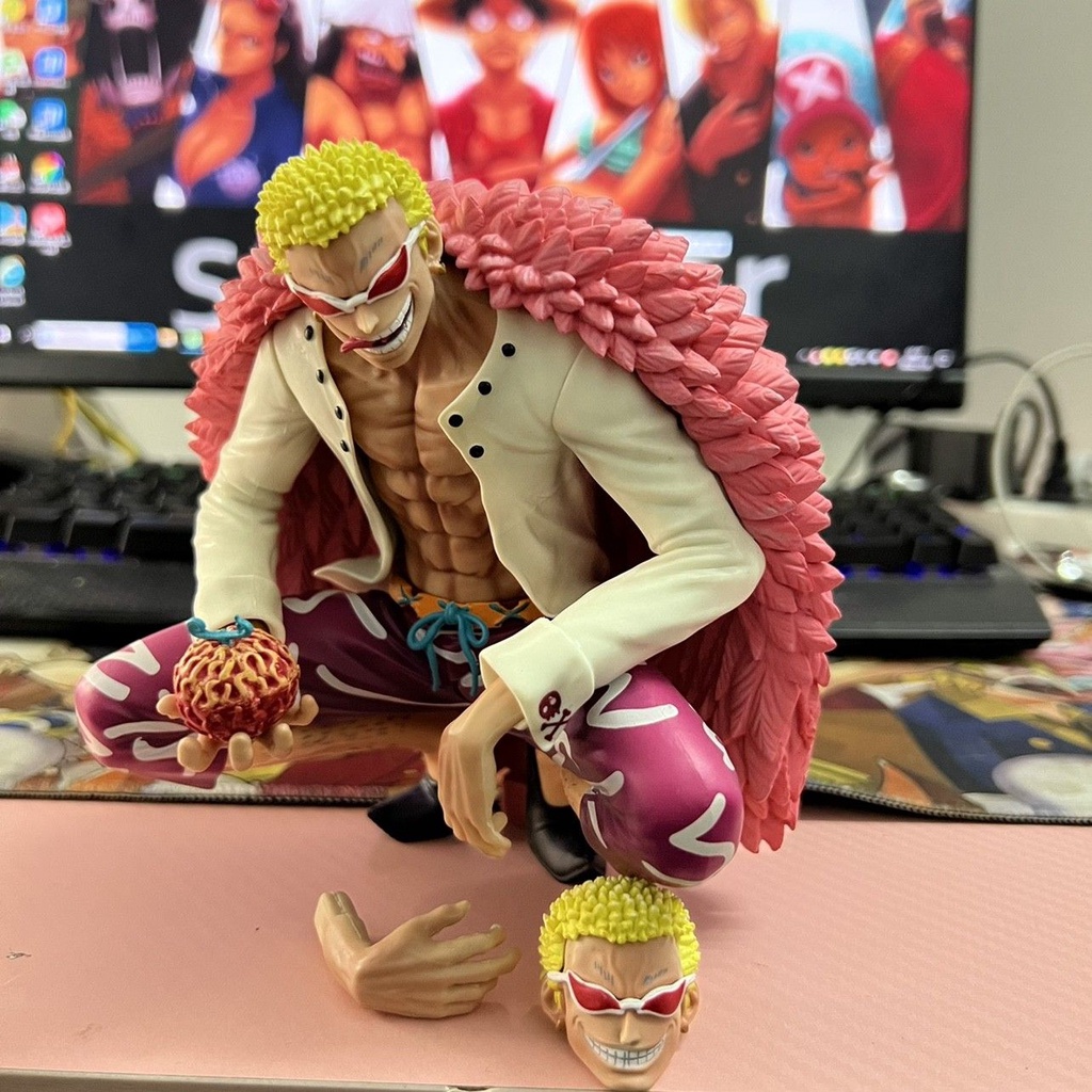 Doflamingo usa óculos | Óculos Quixote Doflamingo | Óculos Donquixote  Doflamingo - Óculos de sol