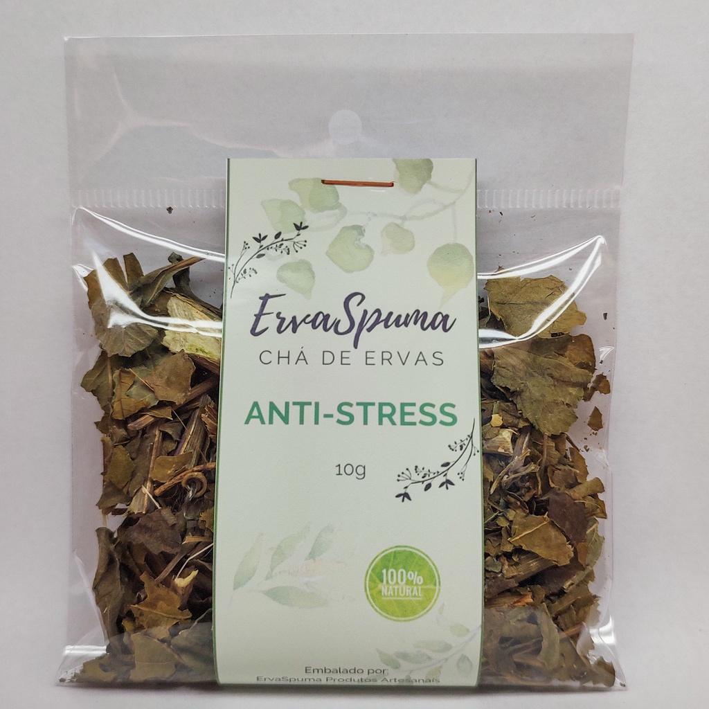 Ch Anti Stress 3 unidades Passiflora e Erva Cidreira Shopee