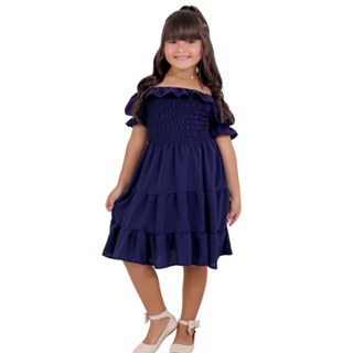 Vestido Ciganinha Infantil Menina Midi Mini Diva Liso Estampado Juvenil  Fresquinho Fashion Luxuoso Blogueirinha Tendência Festa Lançamento Moda  Evangélica