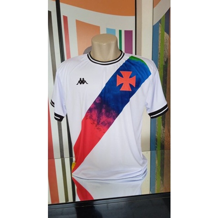 Camisa Vasco LGBT - branca / Personalizada (nome e número)