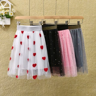 Baby Kids Fashion Roupas De Menina Saia Vestido Curta Meia Estilo Estrangeiro Novo Tudo Tome Gaze Feminina Estrelas De Bebê