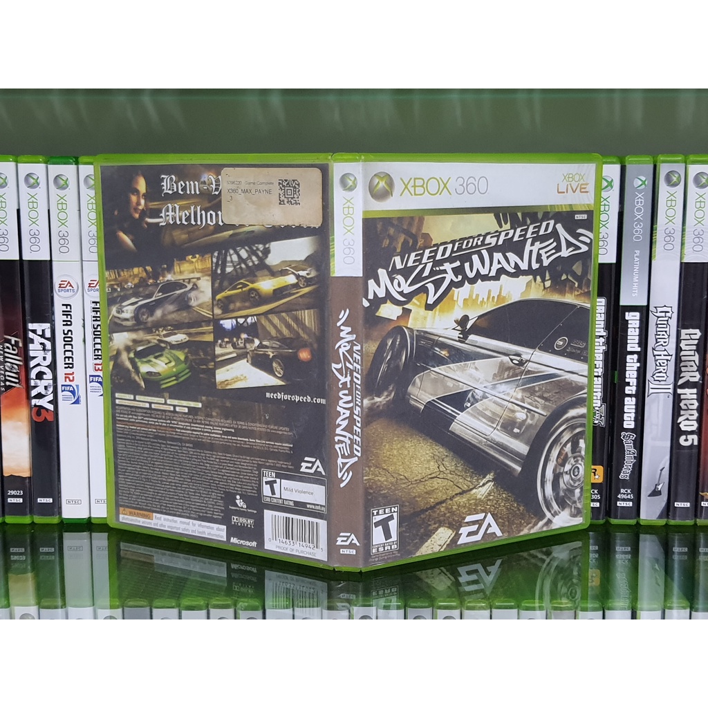 Need for Speed Most Wanted 2005 Xbox 360 Europeu Original Leia Anuncio Antes Comprar Shopee