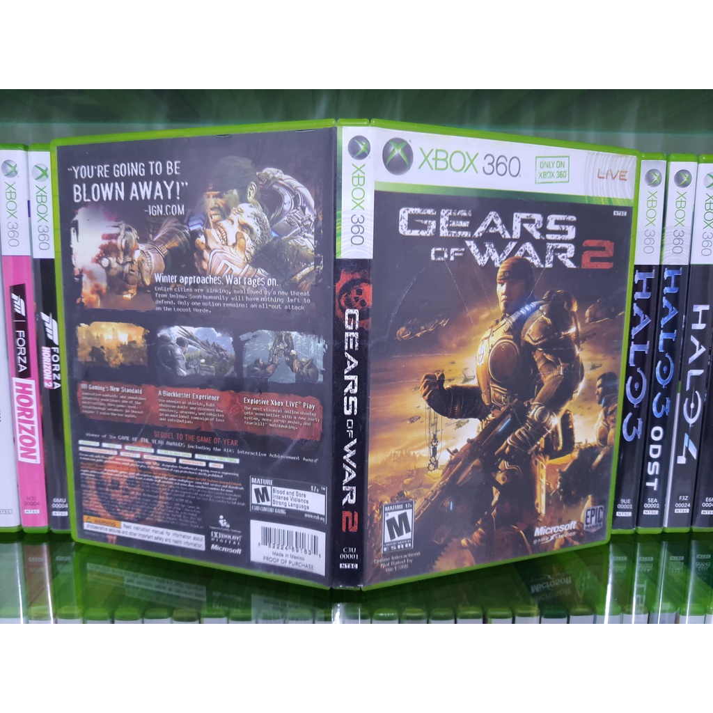 Gears of War 2, Xbox One X vs Xbox 360