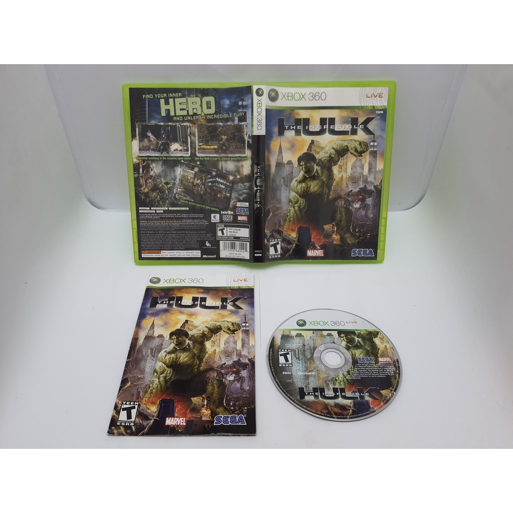 Usado: Jogo The Incredible Hulk - Xbox 360 no Shoptime