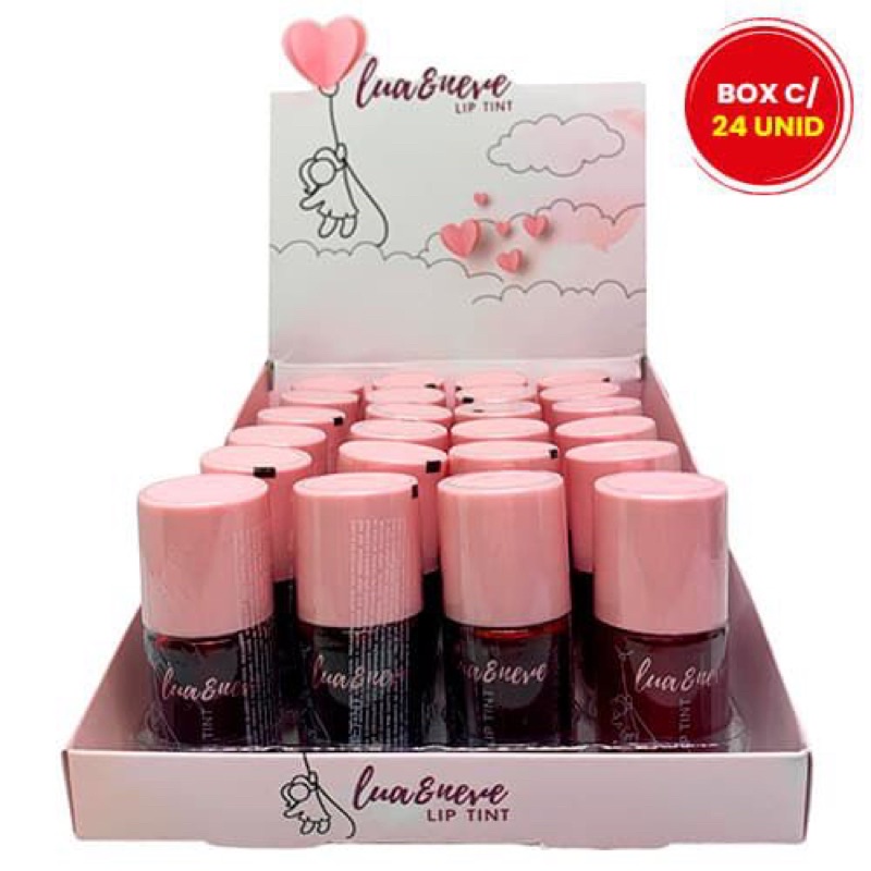 LIP TINT LUA & NEVE LN001 - BOX C/ 24 UNID | Shopee Brasil