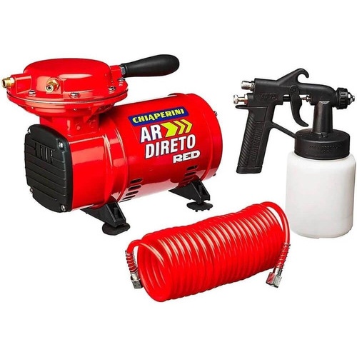 Compressor Ar Direto Red Bivolt Kit De Pintura Chiaperini Shopee Brasil