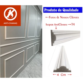 Boiserie Rodameio isopor 20 Metros Agradecemos