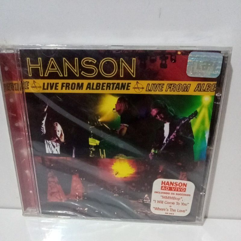 Cd Hanson Live From Albertane Lacrado de Fabrica original | Shopee Brasil