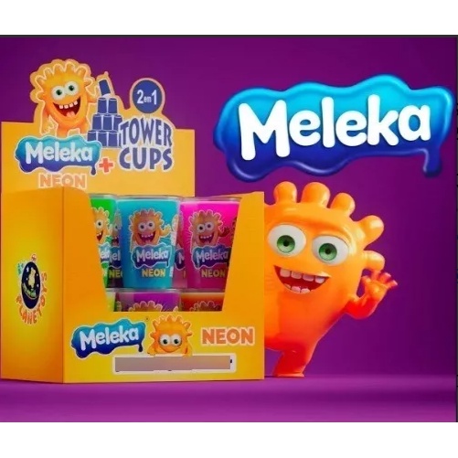 Slime Geleca / Meleka Neon Brinquedo Divertido Pote Com 200g Diversas ...