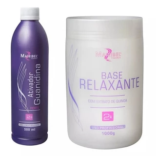 Líquido Ativador Guanidina + Base Relaxamento Mairibel Cosméticos