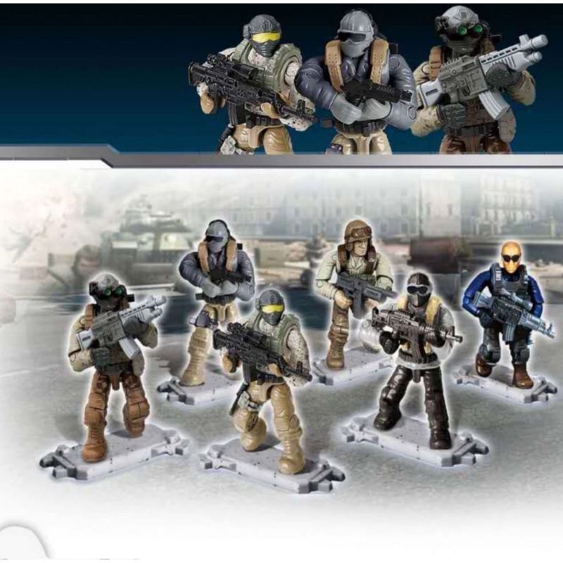 Bonecos Lego Soldados Forças Especiais Call of Duty, Bloco de Montar ...