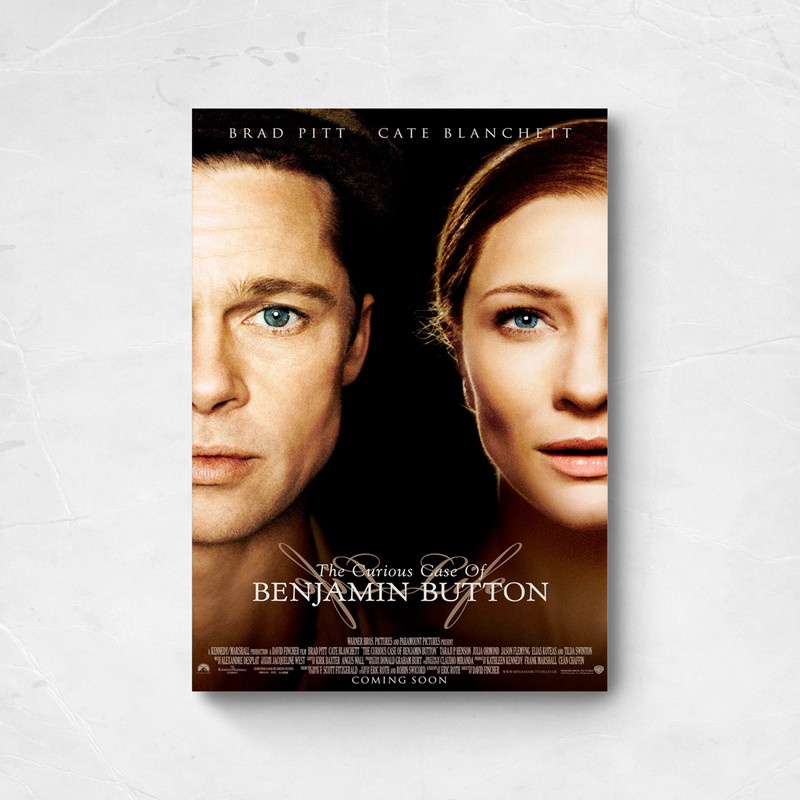 Pôster Curious Case Of Benjamin Button | Shopee Brasil