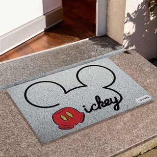 Tapete de Porta Divertido Capacho - Mickey Fundo Branco