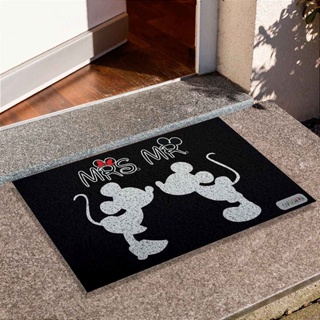 Tapete de Porta Divertido Capacho - Mrs E Mr Mickey e Minnie I