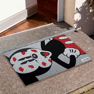 Tapete de Porta Divertido Capacho - Mickey Beijo