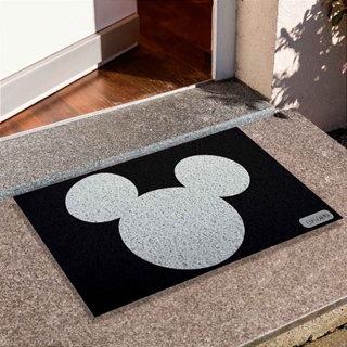 Tapete de Porta Divertido Capacho - Mickey Preto