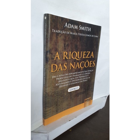 Livro A Riqueza das Nações - Livro 1 - Adam Smith
