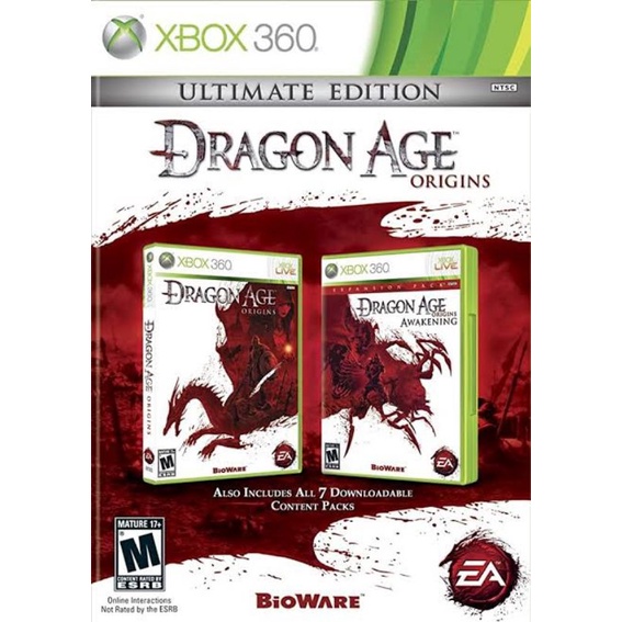 Dragon Age Origins Ultimate Edition Xbox 360 2 discos
