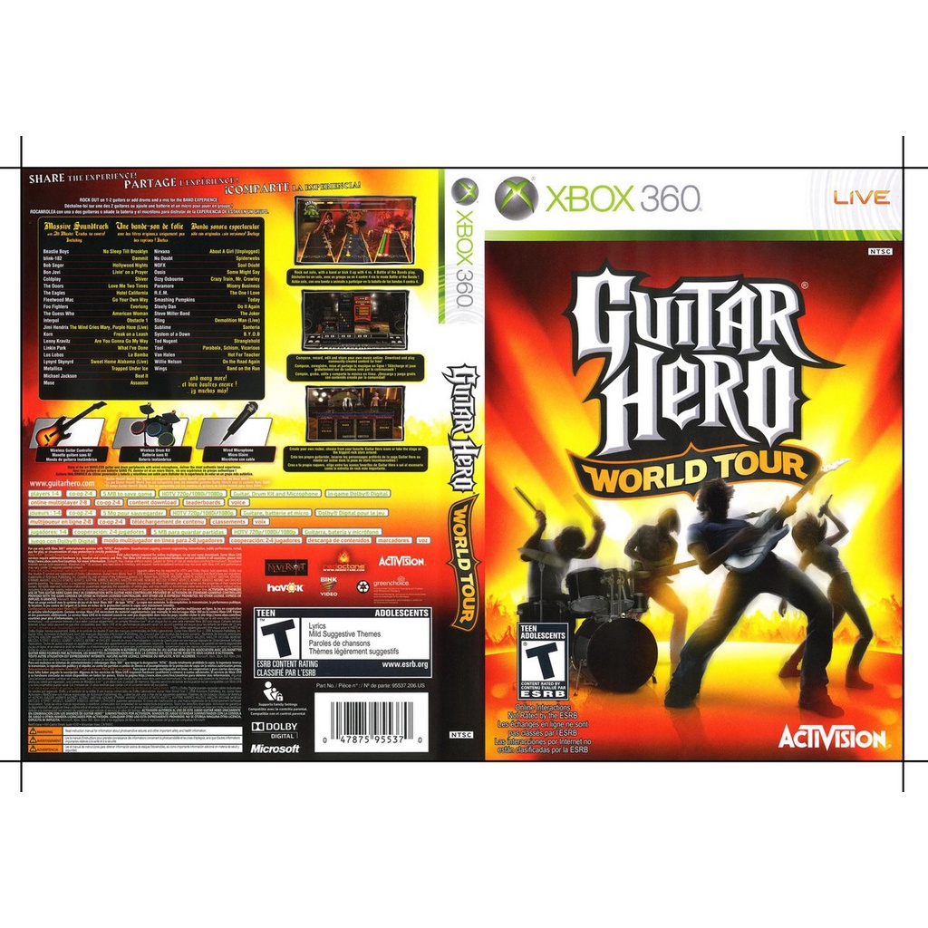 bateria guitar hero ps3 - Escorrega o Preço