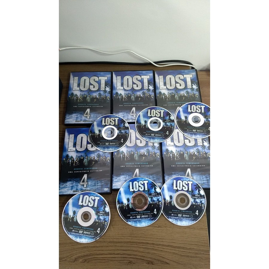 BOX DVD LOST QUARTA TEMPORADA - ORIGINAL | Shopee Brasil