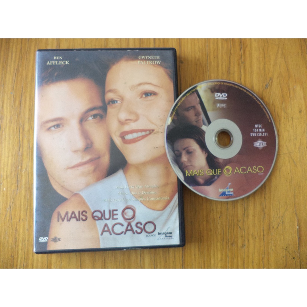DVD MAIS QUE O ACASO ORIGINAL Shopee Brasil