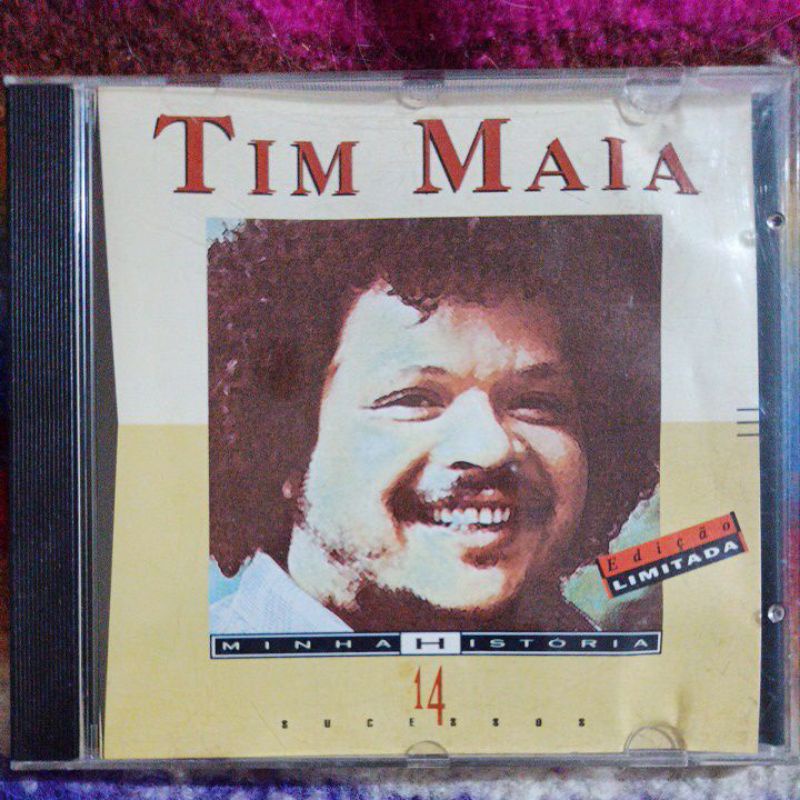 cd tim Maia minha história 14 sucessos | Shopee Brasil