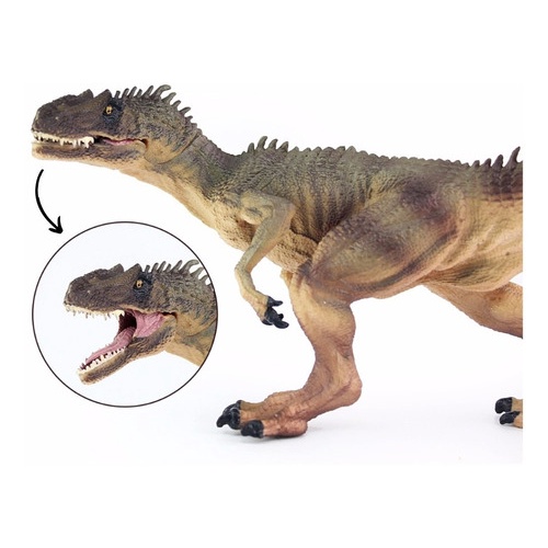 Boneco Dinossauro Jurassic World Atrociraptor - Colossal Gigante 93cm + 20  mini dinossauros