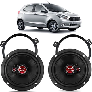 KIT Alto Falante Ford Ka Novo e New Fiesta Traseiro 6 Polegadas KF.285