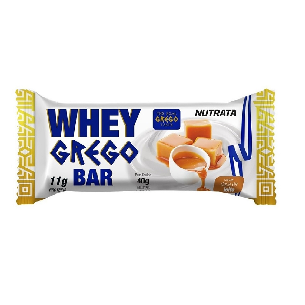 Barrinha Grego Bar Doce De Leite Havanna Nutrata 40 G