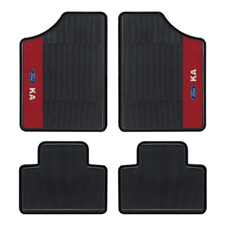 Tapete Personalizado Automotivo Ford Ka Lado Vermelho 4 Pçs