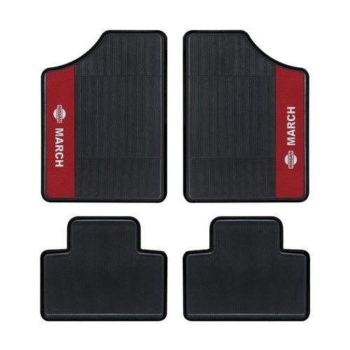 Tapete Personalizado Automotivo Nissan March Lado Vermelho