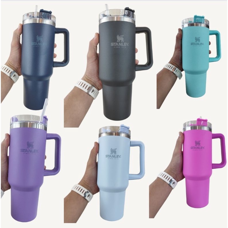 COPO STANLEY 1,3L DE CAPACIDADE QUENCHER COM TAMPA E CANUDO