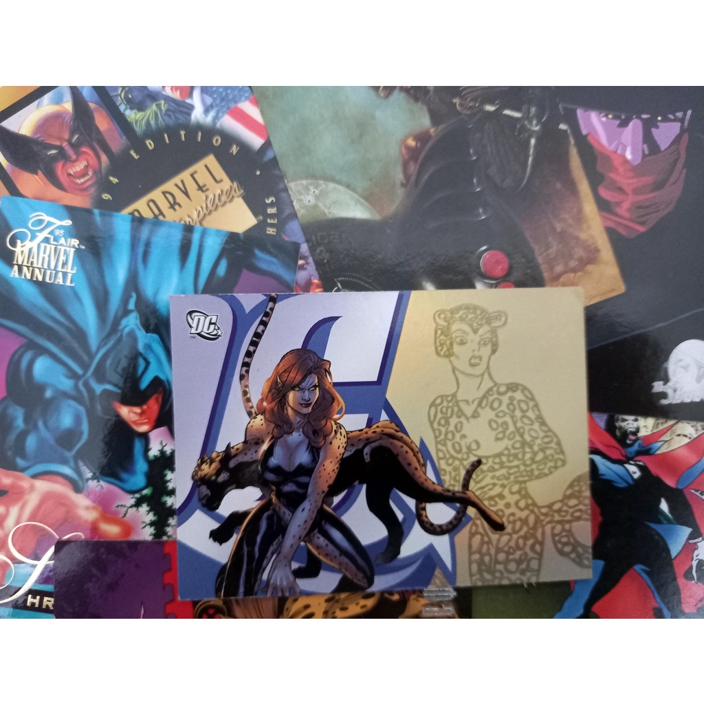 Cards Colecionáveis Marvel DC - Valor unitário | Shopee Brasil
