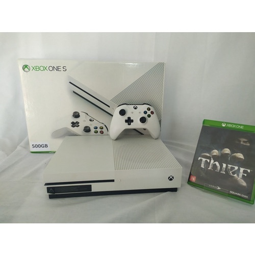 Xbox One S 500gb + Controle E Jogo Original Promoção Leia