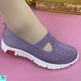 Velhos Sapatos De Roupa De Pequim Femininos De Primavera De Verão Casuais Respiráveis Malha Antiderrapante De Sola Macia Para Idosos Redonda A Mãe Do Dedo Pé