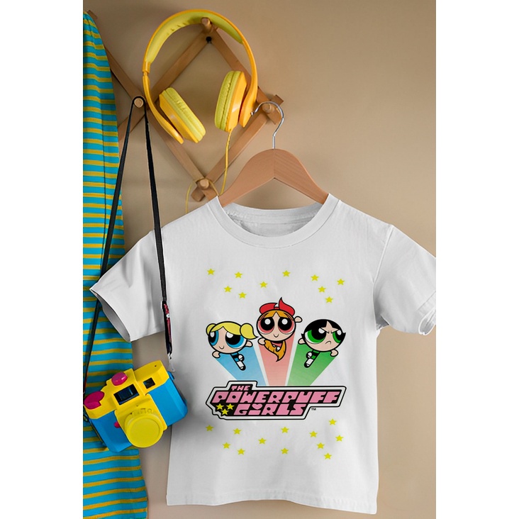 Camiseta Camisa Menina Super Poderosa Desenho Menina Kids