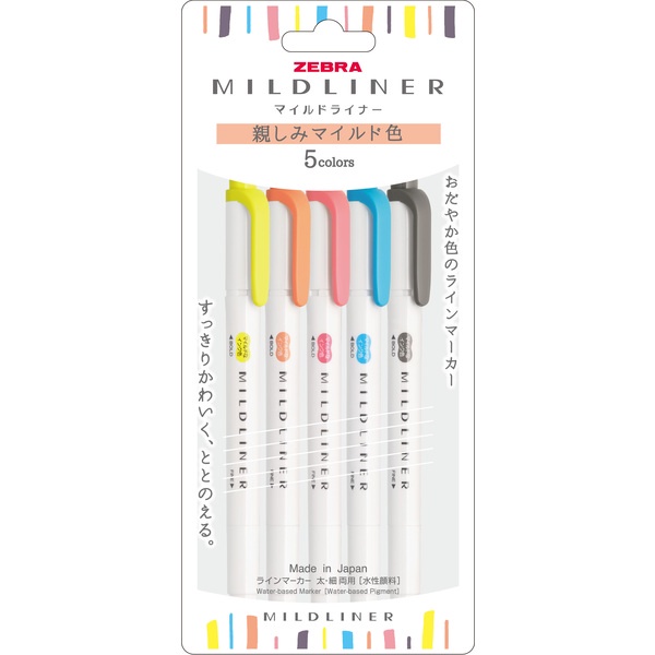 Kit C Canetas Marca Texto Zebra Mildliner Kit Escolher Shopee