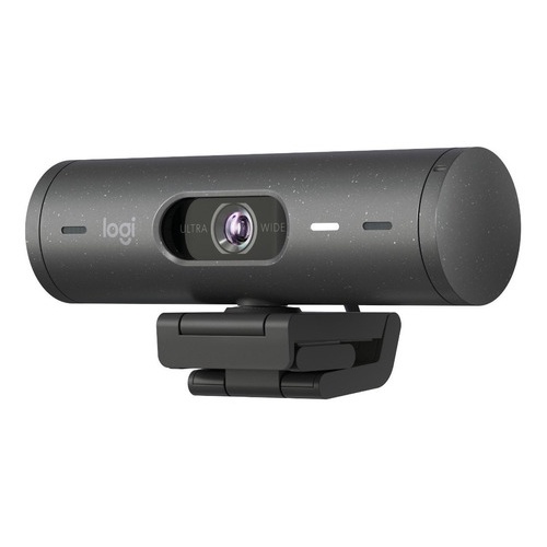 Webcam Full Hd Logitech Brio 500 - Grafite | Shopee Brasil