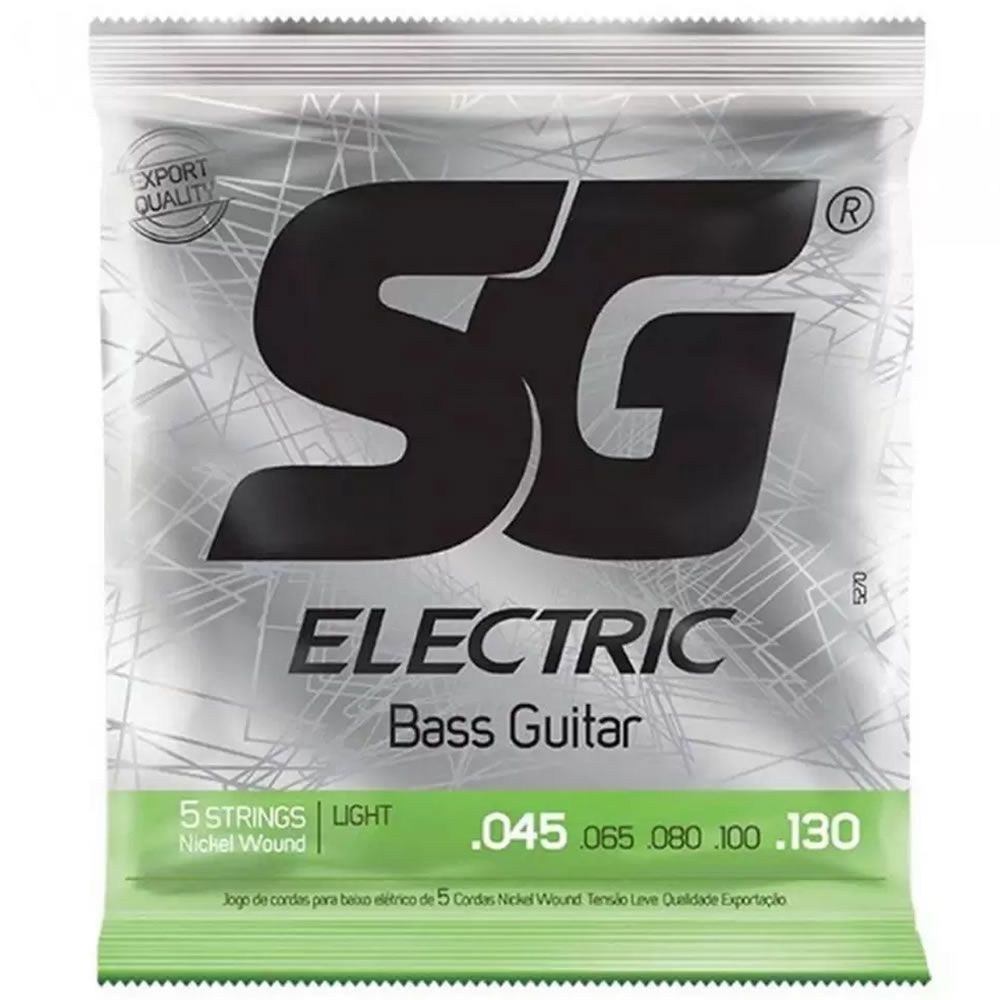 Encordoamento SG Baixo 5 Cordas 045 130 5270 Nickel Wound (Light ...