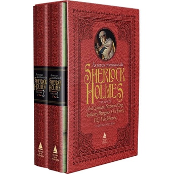 Box As Novas Aventuras De Sherlock Holmes - 2 Livros