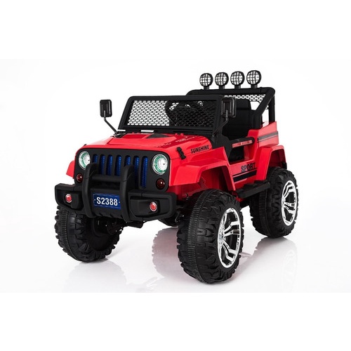Mini Carrinho Elétrico Infantil Jeep Off Road 12v Vermelho
