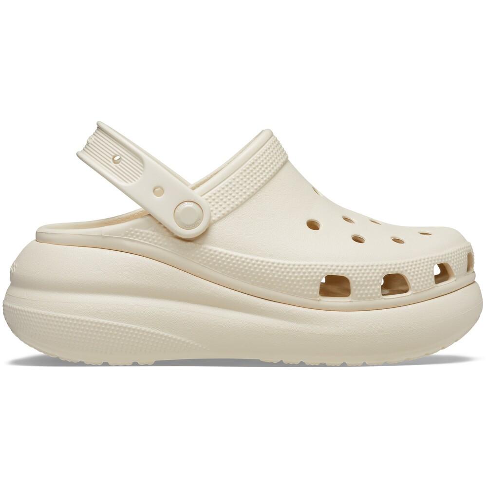Sandália Crocs Classic Crush Platform Clog Bone