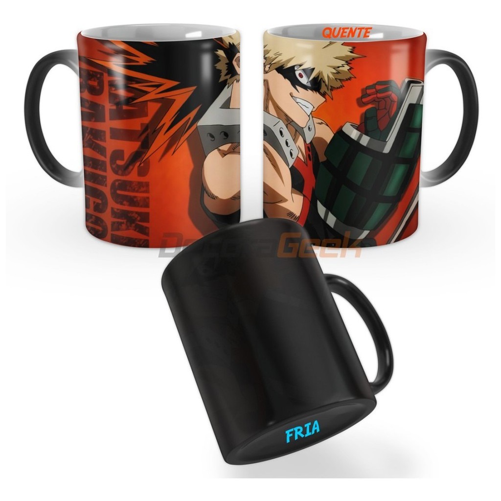 Caneca Mágica Boku No Hero Academia Katsuki Bakugo | Shopee Brasil