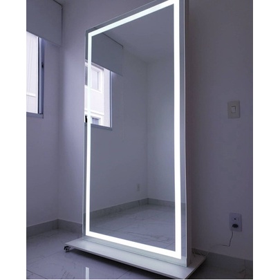 Espelho Camarim Com Led E Rodinhas | Shopee Brasil