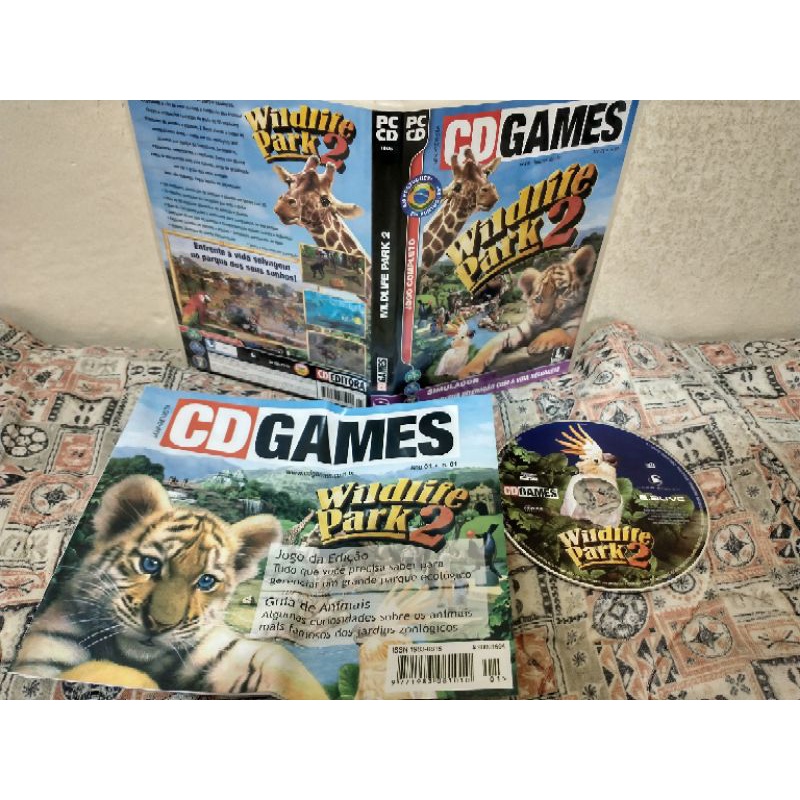 Wildlife Park 2 CD Expert jogo original completo PC fraco