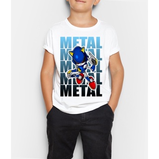 Camiseta Infantil Silver Prata Filme Hedgehog Sonic LK-057