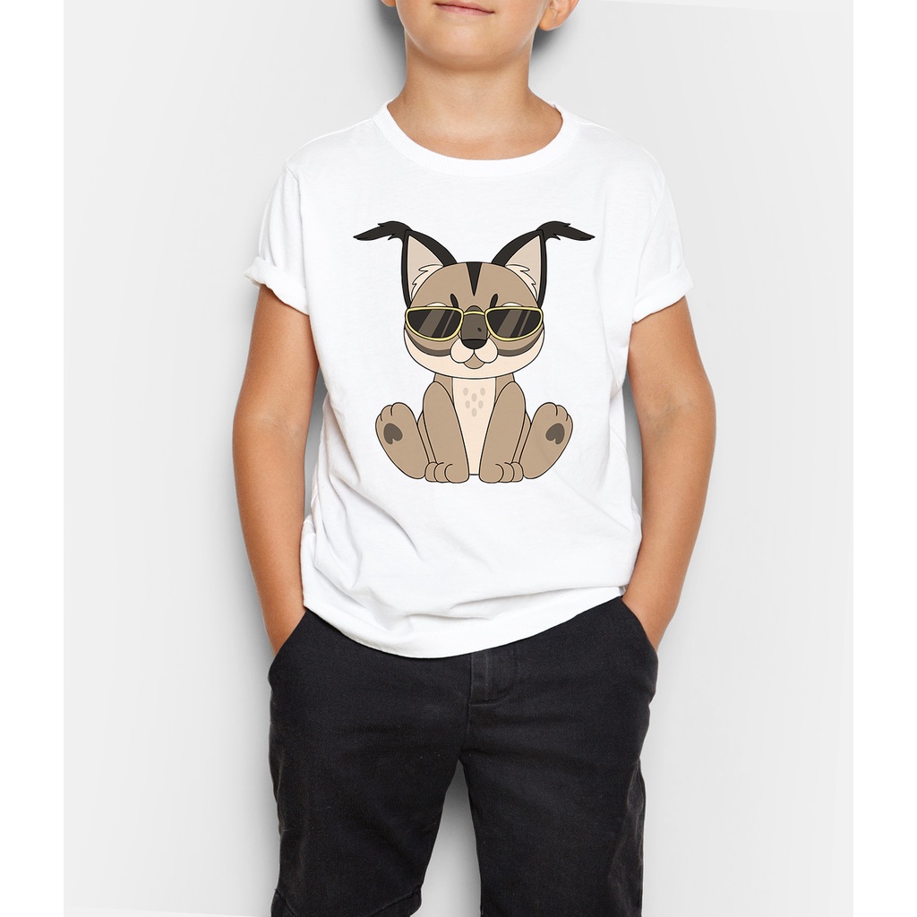 Camiseta Infantil Big Floppa Caracal Flopa Gato LK-085 | Shopee Brasil