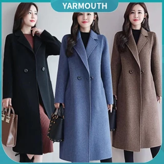 YYR-- Casaco De Inverno Feminino Com Colarinho De Gola Sólida Manga Longa Botões Duplos Térmico Solto Cardigan Midi Comprimento Lady Coat for Dating em Promoção na Shopee YYR-- Casaco De Inverno Feminino Com Colarinho De Gola Sólida Manga Longa Botões Duplos Térmico Solto Cardigan Midi Comprimento Lady Coat for Dating